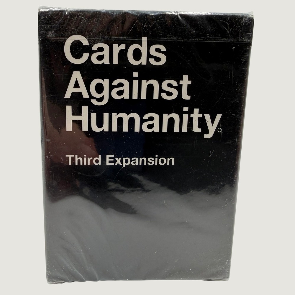 Cards Against Humanity Third Expansion Card Game New Sealed 100 Cards 1.1